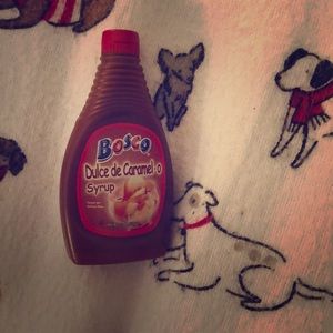 Dulce de caramel syrup